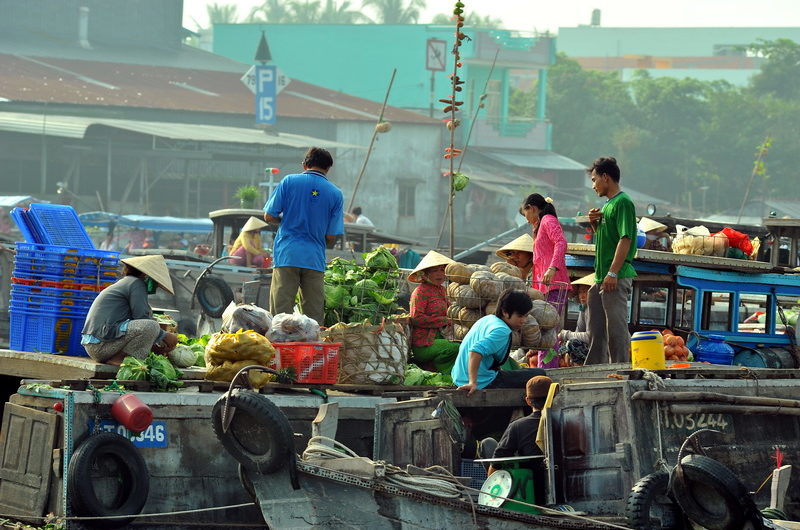 Vietnam Mekong Delta - Cai Rang Floating Market