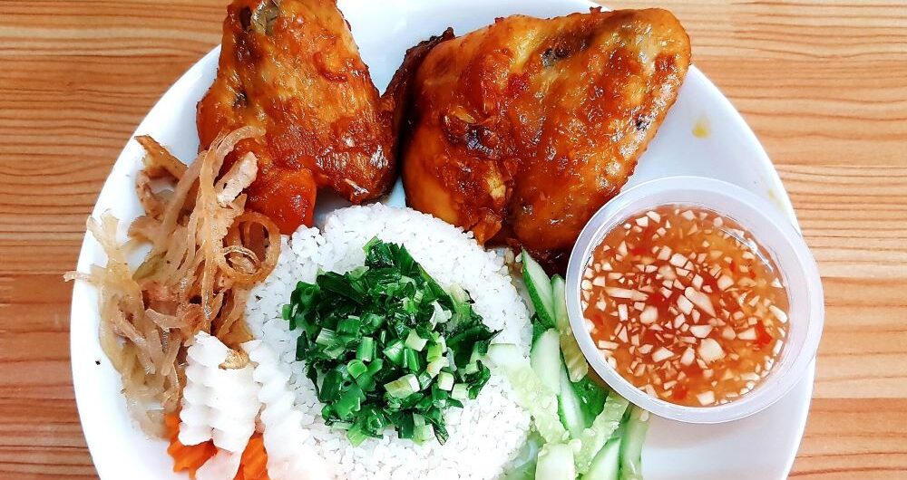 Saigon Broken Rice with Grilled Chicken
