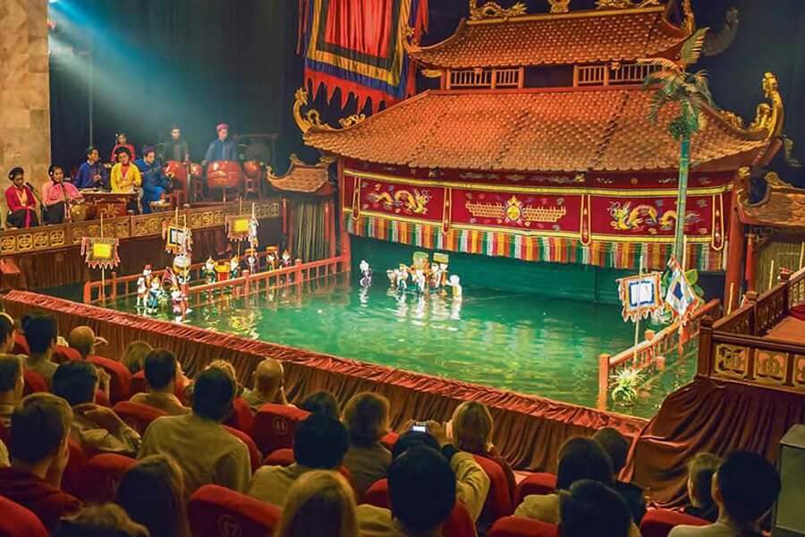 Thang Long Water Puppet Theater near Hoan Kiem Lake, Hanoi
