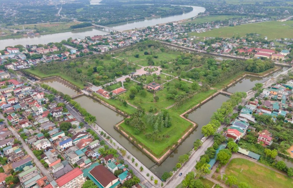 Quang Tri Travel Guide - Quang Tri ancient citadel relic from above