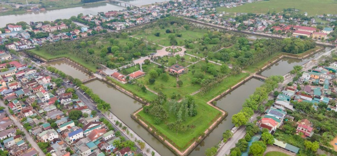 Quang Tri Travel Guide - Quang Tri ancient citadel relic from above
